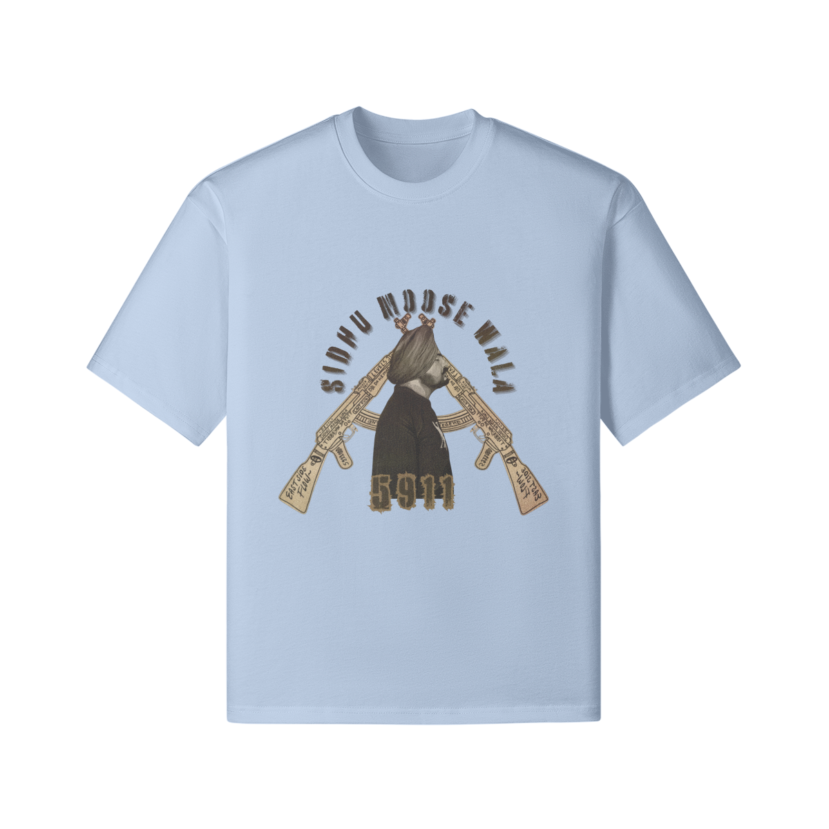 SMW 5911- 240GSM Unisex Boxy T-Shirt - WarriorsBlood