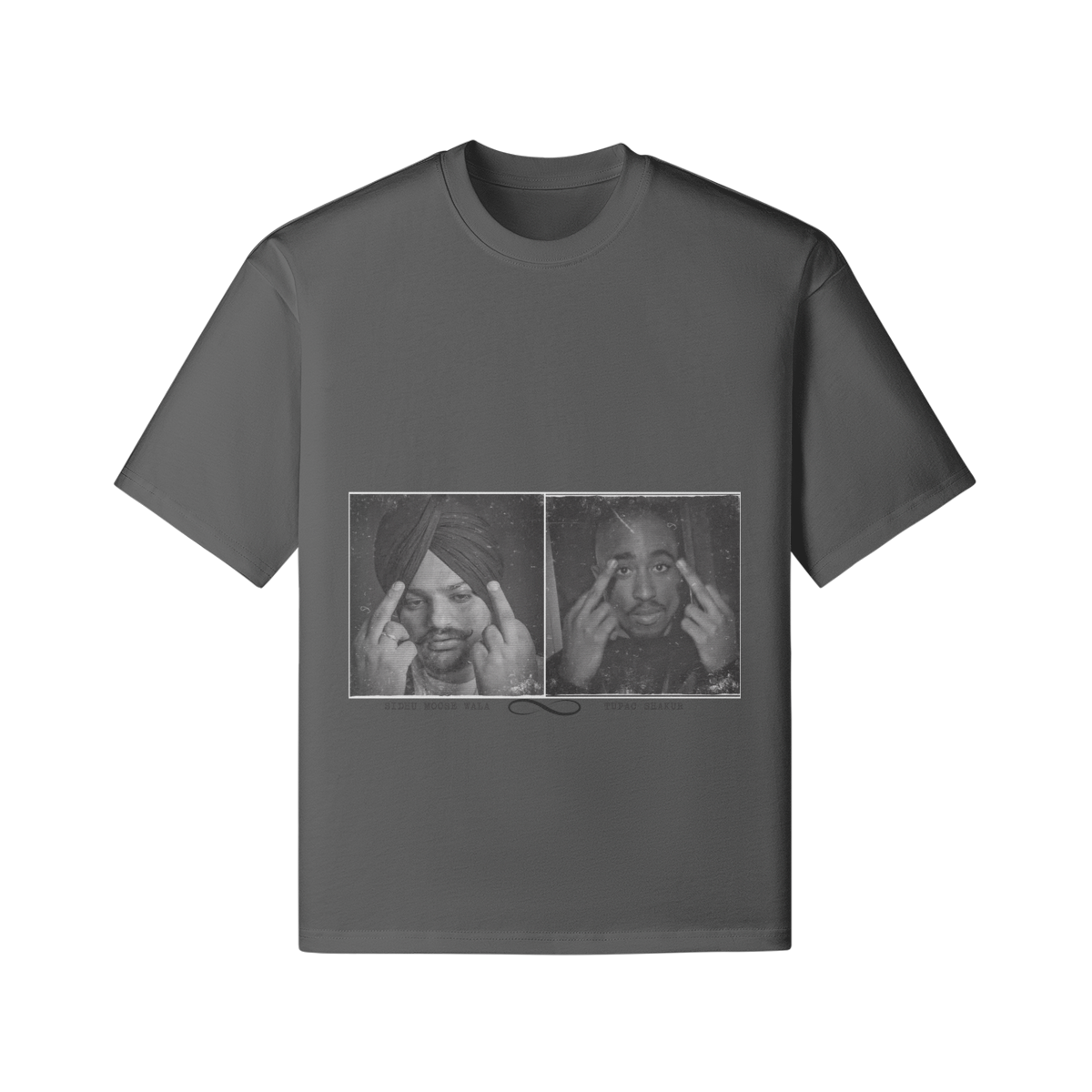 Sidhu x Tupac - 240GSM Unisex Boxy T-Shirt